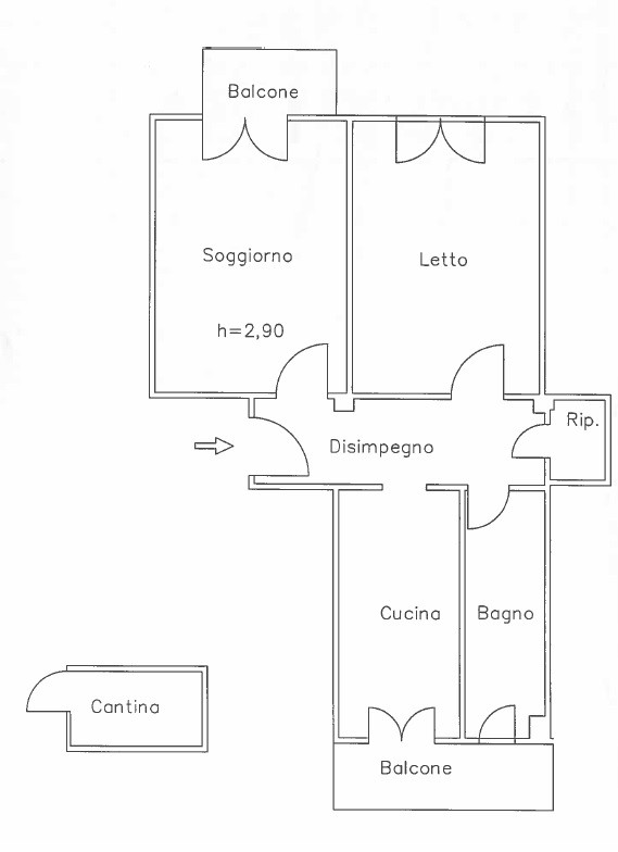 Milano MM1 Precotto - AFFITTASI appartamento bilocale con box